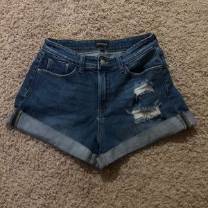 Denim shorts